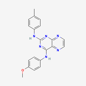(4-Methoxyphenyl){2-[(4-methylphenyl)amino]pteridin-4-yl}amine
