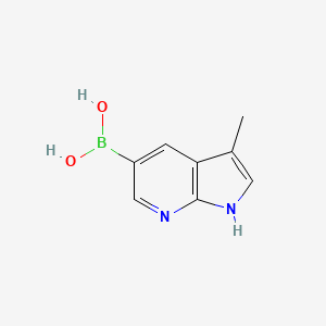 B2899381 3-Methyl-7-azaindole-5-boronic acid CAS No. 1111637-95-6; 1454301-64-4