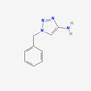 molecular formula C9H10N4 B2899385 1-benzyl-1H-1,2,3-triazol-4-amine CAS No. 1313233-08-7