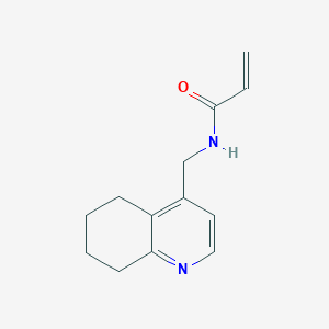 molecular formula C13H16N2O B2899393 N-(5,6,7,8-Tetrahydroquinolin-4-ylmethyl)prop-2-enamide CAS No. 2411275-49-3