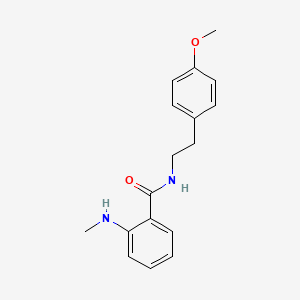 N-[2-(4-methoxyphenyl)ethyl]-2-(methylamino)benzamide