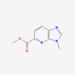 molecular formula C9H9N3O2 B2899424 Methyl 3-methyl-3H-imidazo[4,5-b]pyridine-5-carboxylate CAS No. 1934833-64-3
