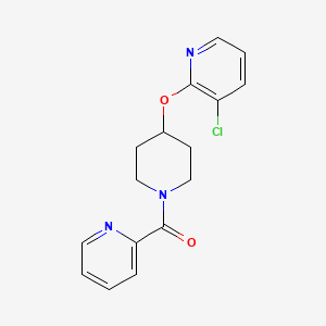 (4-((3-Chloropyridin-2-yl)oxy)piperidin-1-yl)(pyridin-2-yl)methanone