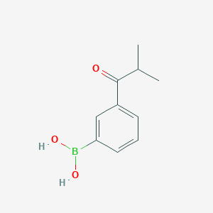 molecular formula C10H13BO3 B2899496 3-(Isobutanoy)phenylboronic acid CAS No. 2377608-31-4