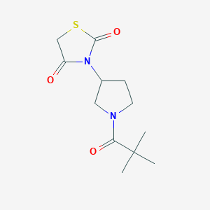 3-(1-Pivaloylpyrrolidin-3-yl)thiazolidine-2,4-dione