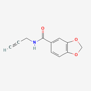 N-(2-propynyl)-1,3-benzodioxole-5-carboxamide