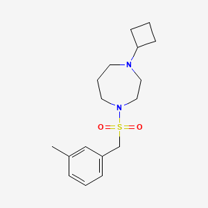 1-Cyclobutyl-4-((3-methylbenzyl)sulfonyl)-1,4-diazepane