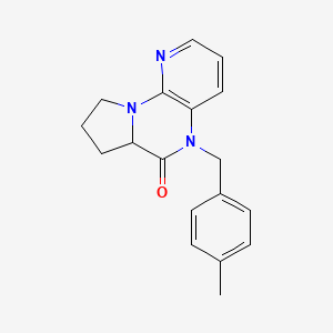 5-(4-methylbenzyl)-6a,7,8,9-tetrahydropyrido[3,2-e]pyrrolo[1,2-a]pyrazin-6(5H)-one