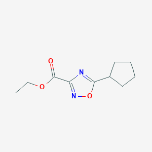 Ethyl 5-cyclopentyl-1,2,4-oxadiazole-3-carboxylate