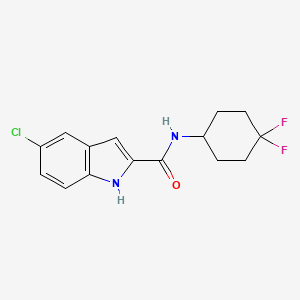 5-chloro-N-(4,4-difluorocyclohexyl)-1H-indole-2-carboxamide