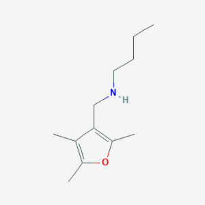 Butyl[(trimethylfuran-3-yl)methyl]amine