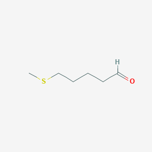 molecular formula C6H12OS B2899609 5-(甲硫基)戊醛 CAS No. 150360-35-3