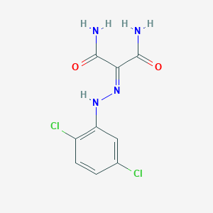 molecular formula C9H8Cl2N4O2 B2899611 2-[2-(2,5-Dichlorophenyl)hydrazinylidene]propanediamide CAS No. 69211-05-8