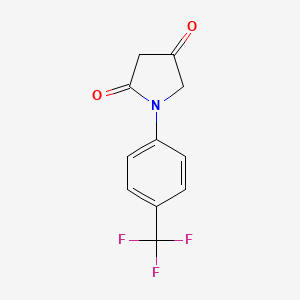 1-[4-(Trifluoromethyl)phenyl]pyrrolidine-2,4-dione