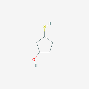 molecular formula C5H10OS B2899643 3-Sulfanylcyclopentan-1-ol CAS No. 1379211-14-9