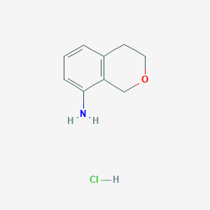 3,4-dihydro-1H-2-benzopyran-8-amine hydrochloride
