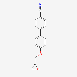 molecular formula C16H13NO2 B2899840 4'-(Oxirane-2-ylmethoxy)biphenyl-4-carbonitrile CAS No. 144447-13-2