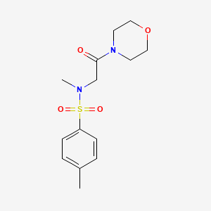 N,4-dimethyl-N-[2-(morpholin-4-yl)-2-oxoethyl]benzenesulfonamide
