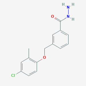 3-[(4-Chloro-2-methylphenoxy)methyl]benzohydrazide
