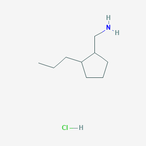 (2-Propylcyclopentyl)methanamine hydrochloride