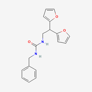 1-Benzyl-3-(2,2-di(furan-2-yl)ethyl)urea