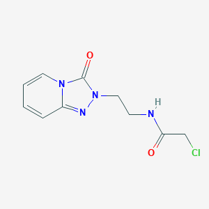 2-Chloro-N-[2-(3-oxo-[1,2,4]triazolo[4,3-a]pyridin-2-yl)ethyl]acetamide