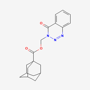 (4-Oxo-1,2,3-benzotriazin-3-yl)methyl adamantane-1-carboxylate
