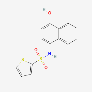 N-(4-hydroxynaphthalen-1-yl)thiophene-2-sulfonamide