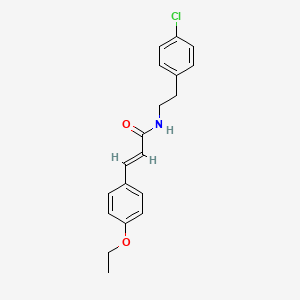 N-(4-chlorophenethyl)-3-(4-ethoxyphenyl)acrylamide