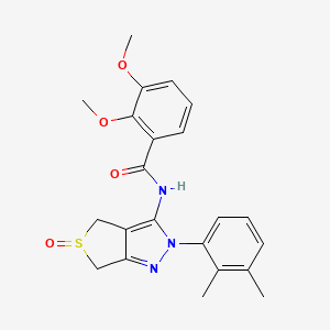 N-(2-(2,3-dimethylphenyl)-5-oxido-4,6-dihydro-2H-thieno[3,4-c]pyrazol-3-yl)-2,3-dimethoxybenzamide