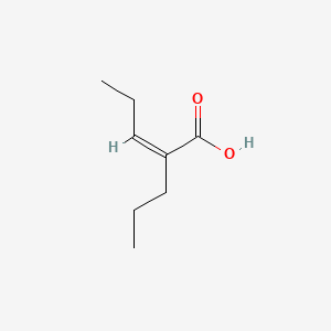 molecular formula C8H14O2 B2899985 (Z)-2-propylpent-2-enoic acid CAS No. 33786-47-9; 60218-41-9
