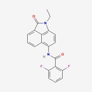 N-(1-ethyl-2-oxo-1,2-dihydrobenzo[cd]indol-6-yl)-2,6-difluorobenzamide