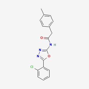 N-(5-(2-chlorophenyl)-1,3,4-oxadiazol-2-yl)-2-(p-tolyl)acetamide