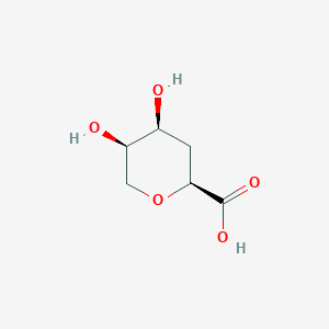 molecular formula C6H10O5 B2899999 (2S,4S,5R)-4,5-dihydroxyoxane-2-carboxylic acid CAS No. 2309431-21-6