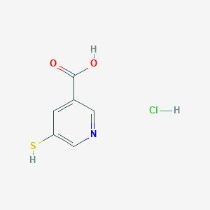 5-Sulfanylpyridine-3-carboxylic acid hydrochloride