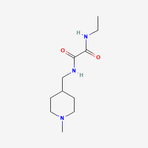 molecular formula C11H21N3O2 B2900038 N1-ethyl-N2-((1-methylpiperidin-4-yl)methyl)oxalamide CAS No. 953224-49-2