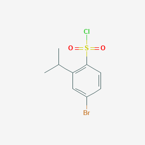 4-Bromo-2-(propan-2-yl)benzene-1-sulfonyl chloride