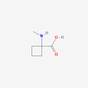 molecular formula C6H11NO2 B2900050 1-(Methylamino)cyclobutane-1-carboxylic acid CAS No. 1251391-67-9