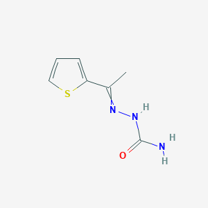 molecular formula C7H9N3OS B2900073 2-乙酰噻吩缩氨腙 CAS No. 3771-70-8