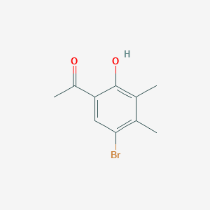 1-(5-Bromo-2-hydroxy-3,4-dimethylphenyl)ethan-1-one