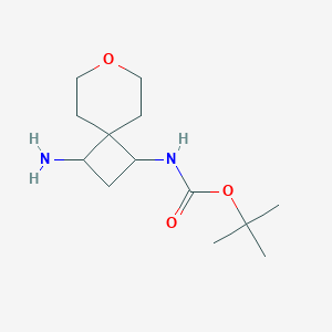 tert-butyl N-{3-amino-7-oxaspiro[3.5]nonan-1-yl}carbamate, Mixture of diastereomers