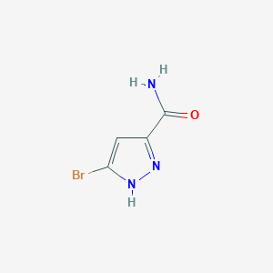 5-Bromo-1H-pyrazole-3-carboxamide