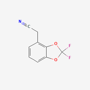 (2,2-Difluoro-benzo[1,3]dioxol-4-YL)acetonitrile