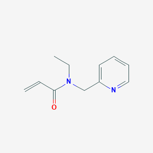 molecular formula C11H14N2O B2900161 N-ethyl-N-[(pyridin-2-yl)methyl]prop-2-enamide CAS No. 1523811-46-2