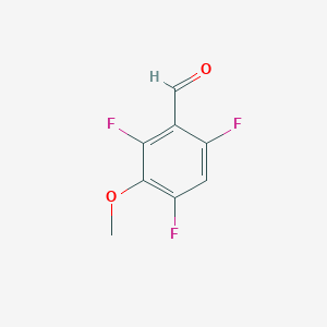 molecular formula C8H5F3O2 B2900162 2,4,6-Trifluoro-3-methoxybenzaldehyde CAS No. 886499-89-4