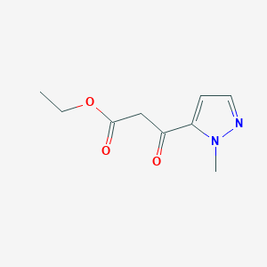 ethyl 3-(1-methyl-1H-pyrazol-5-yl)-3-oxopropanoate