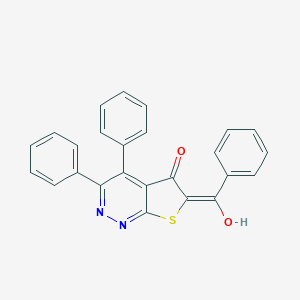 molecular formula C25H16N2O2S B290026 (6Z)-6-[hydroxy(phenyl)methylidene]-3,4-diphenylthieno[2,3-c]pyridazin-5-one 