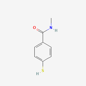 molecular formula C8H9NOS B2900289 4-mercapto-N-methylbenzamide CAS No. 187160-34-5