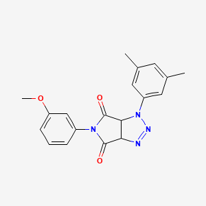 1-(3,5-dimethylphenyl)-5-(3-methoxyphenyl)-1,6a-dihydropyrrolo[3,4-d][1,2,3]triazole-4,6(3aH,5H)-dione