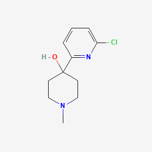 4-(6-Chloropyridin-2-yl)-1-methylpiperidin-4-ol
